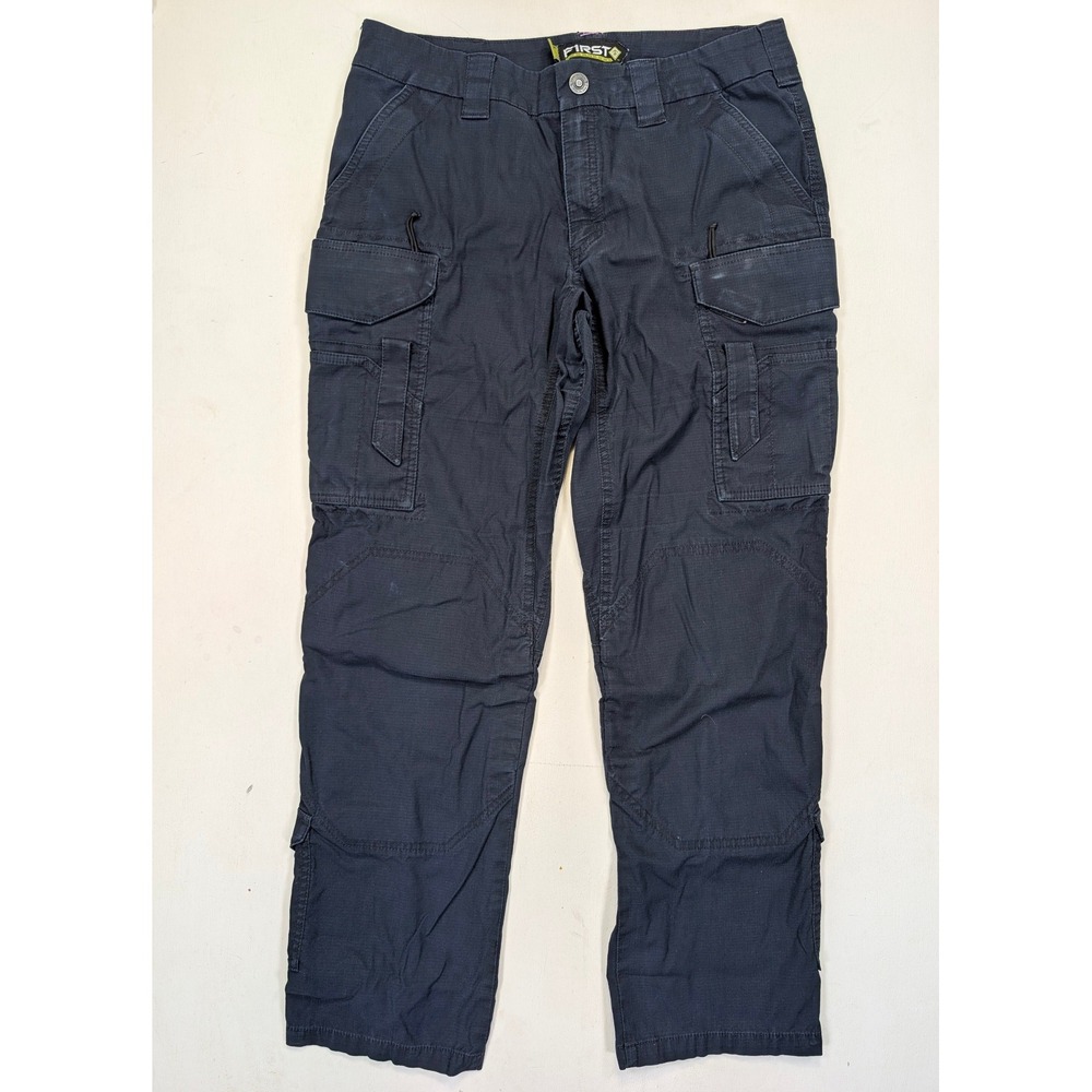 First Tactical V2 Womens Tactical Cargo Pants Navy Blue Ripstop Size 10 Reg 1414